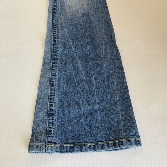 LEI Y2K 90s Jeans Ashley Louise Boot Juniors 9 Faded-Wash Back-Pockets Vintage - Picture 3 of 12
